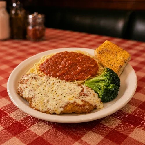Chicken or Veal Parmigiana